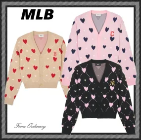 MLB Korea  |Casual Style Unisex Street Style Office Style Logo Cardigans