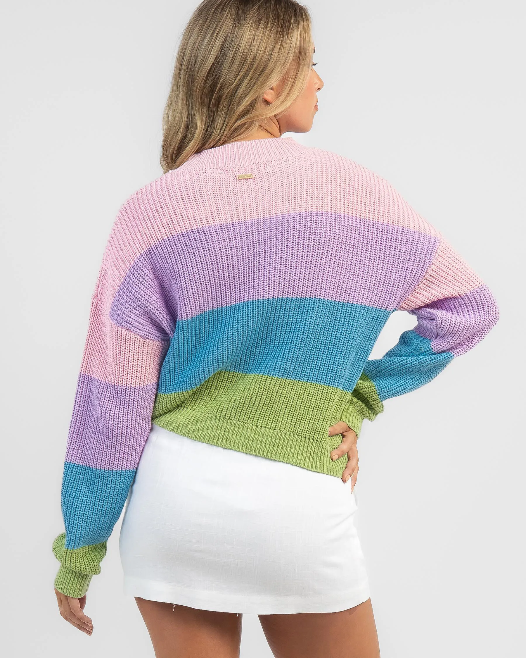 Mooloola Gelato Stripe Crew Neck Knit Jumper