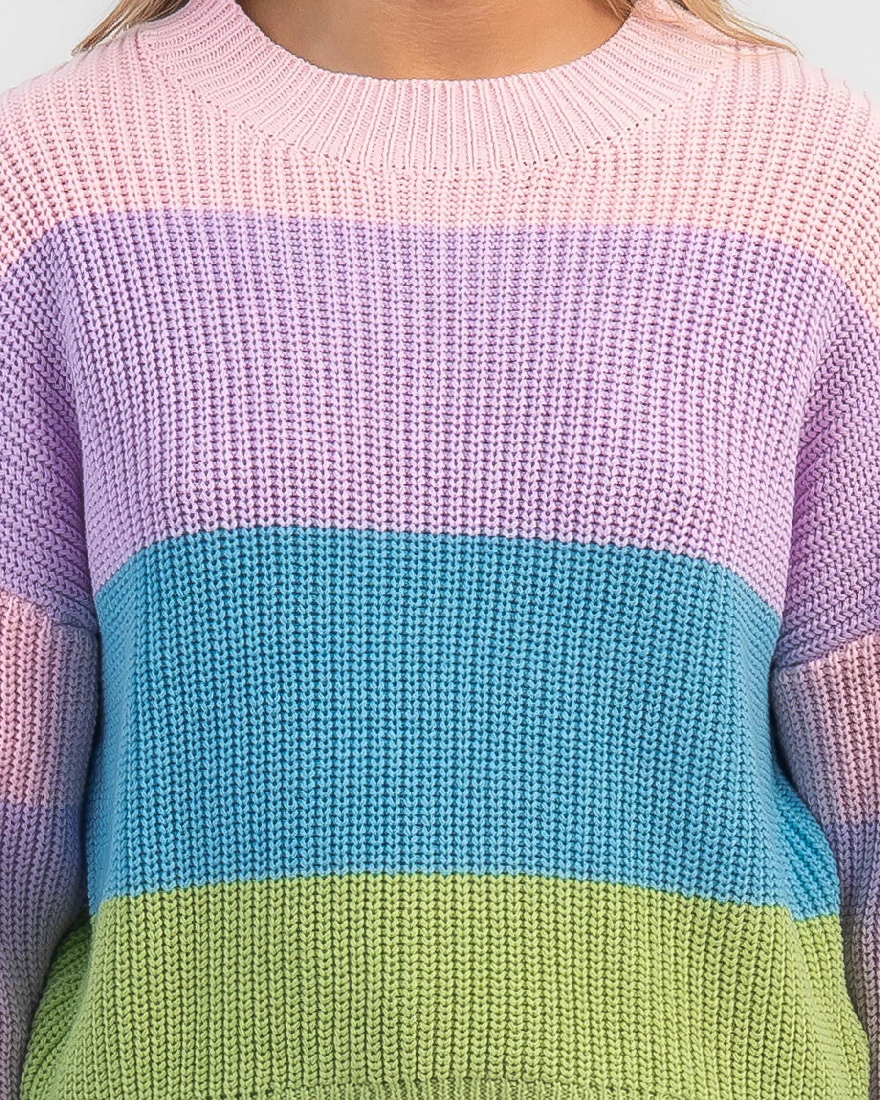 Mooloola Gelato Stripe Crew Neck Knit Jumper