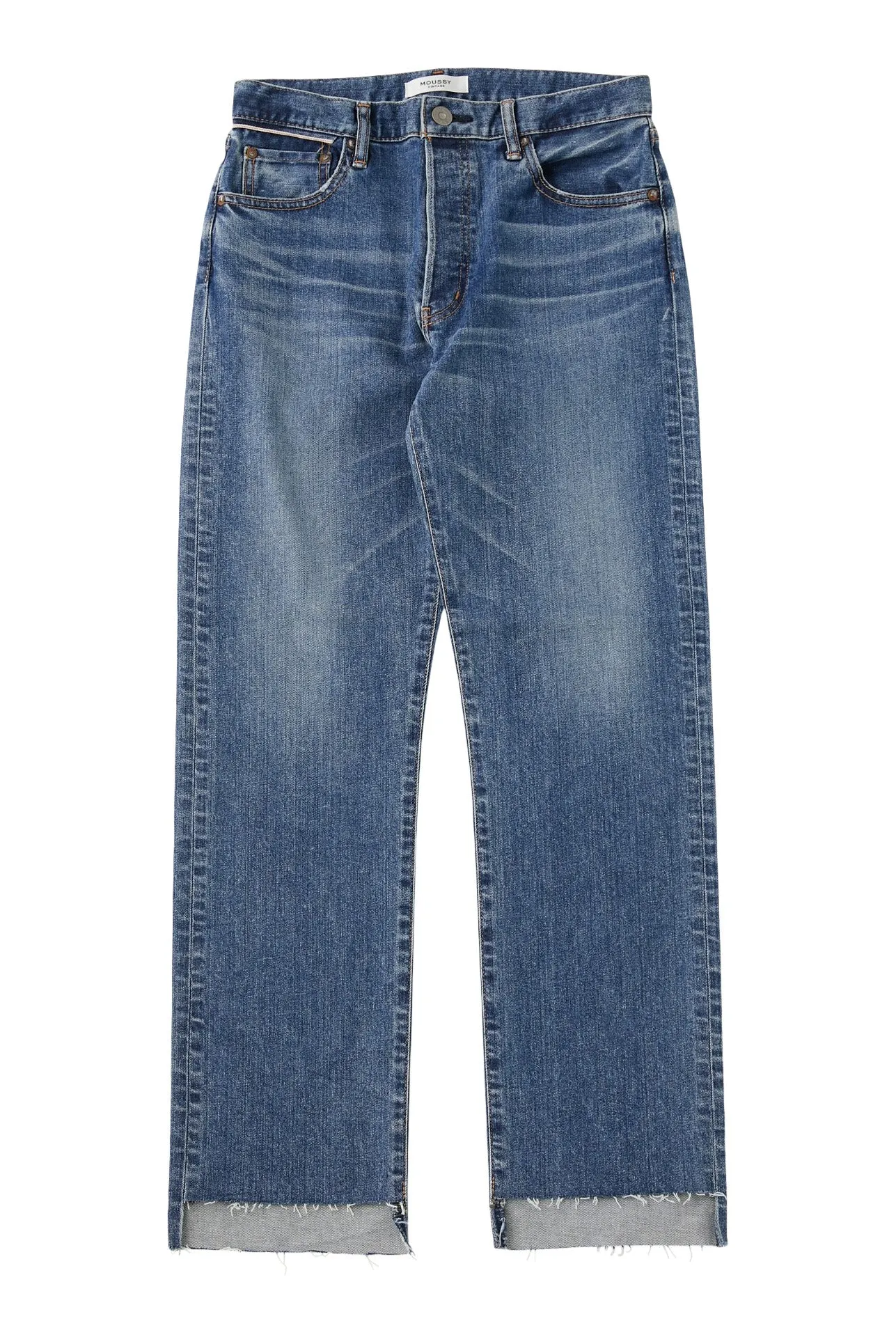 Moussy Denim Harris Straight Denim in Blue