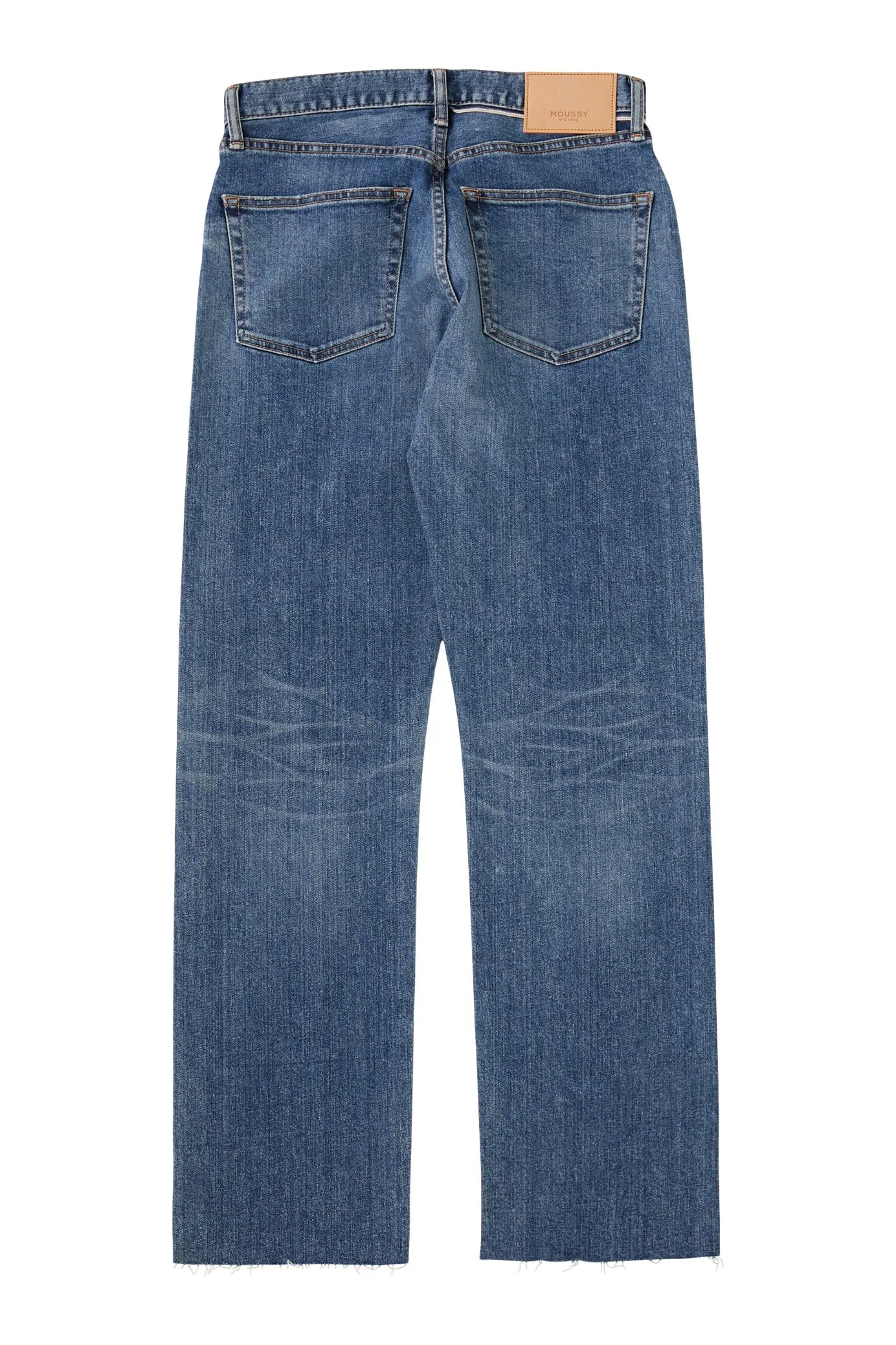 Moussy Denim Harris Straight Denim in Blue