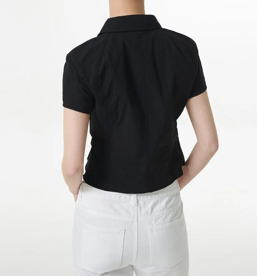 MUSINSA STANDARD  |Casual Style Nylon Plain Cotton Short Sleeves