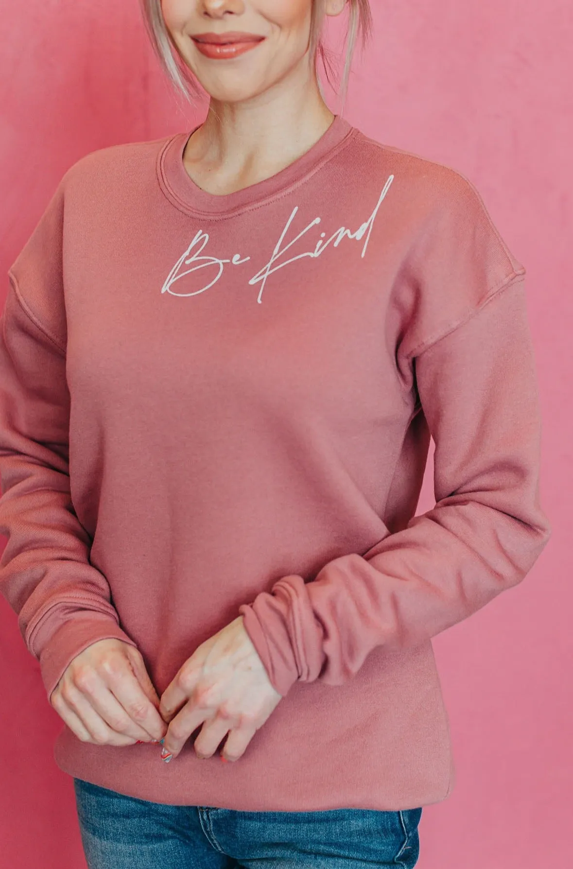 Oat Collective | Be Kind Graphic Sweatshirt