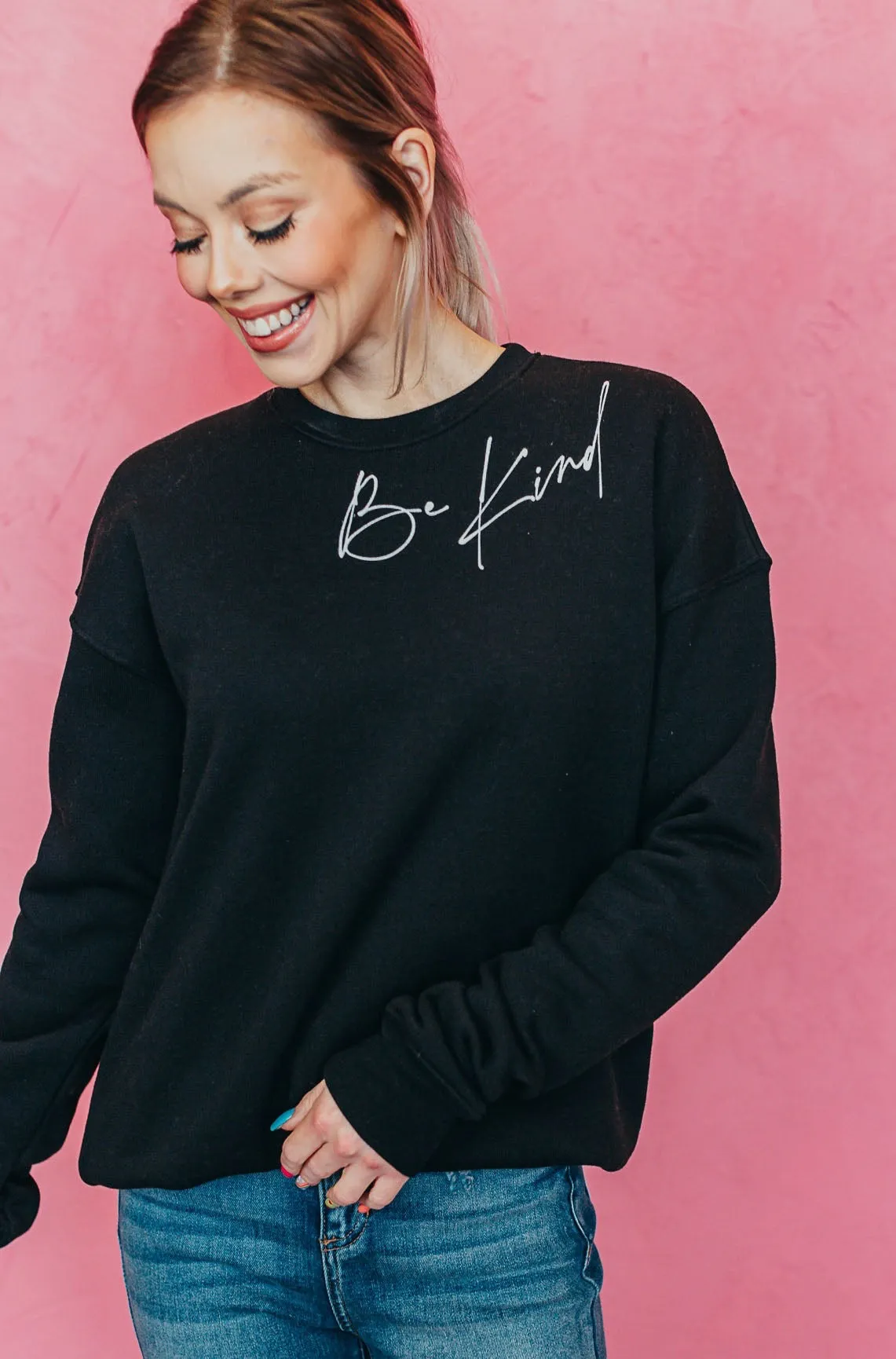 Oat Collective | Be Kind Graphic Sweatshirt