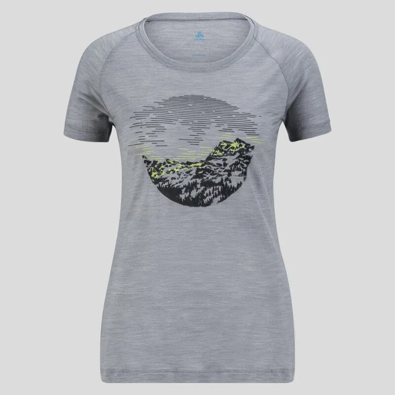 Odlo  Ascent Performance Wool Light 130 Sunrise - T-shirt - Donna