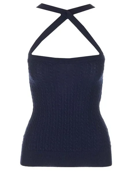 PATOU  |Wool Street Style Plain Tanks & Camisoles