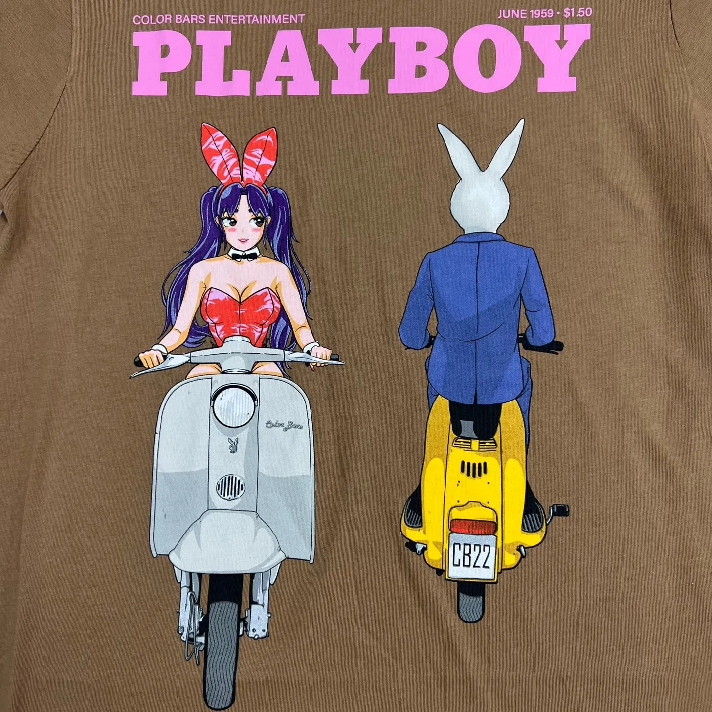 PLAYBOY Motor Bike Graphic T-Shirt