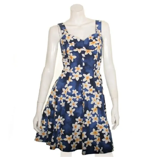 Plumeria Mini Sundress