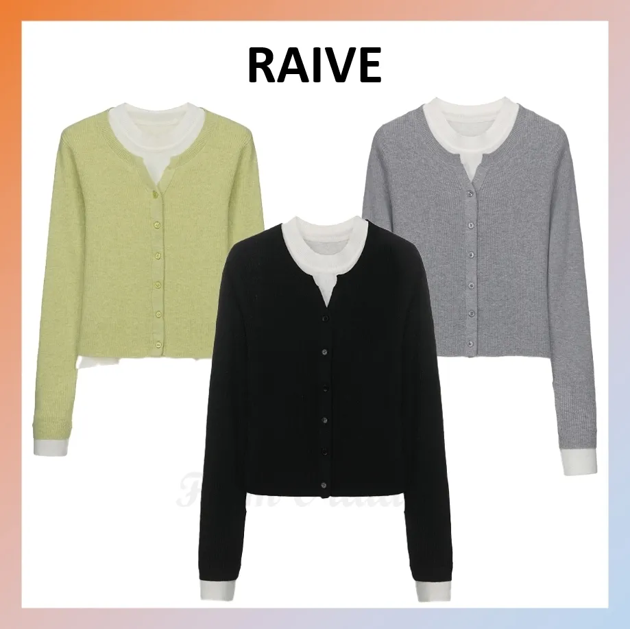 RAIVE  |Casual Style Street Style Cardigans