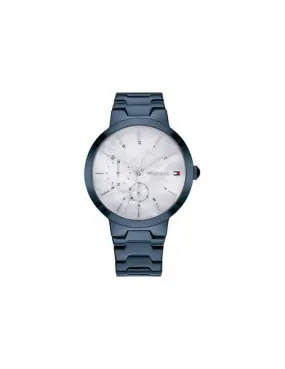 reloj tommy hilfiger nacarado azul