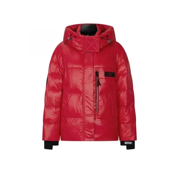 Short padded puffer coat for women