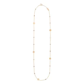 Signature Gem Necklace, Diamonds, Mid-Length