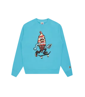 SKATE CONE CREWNECK - BLUE