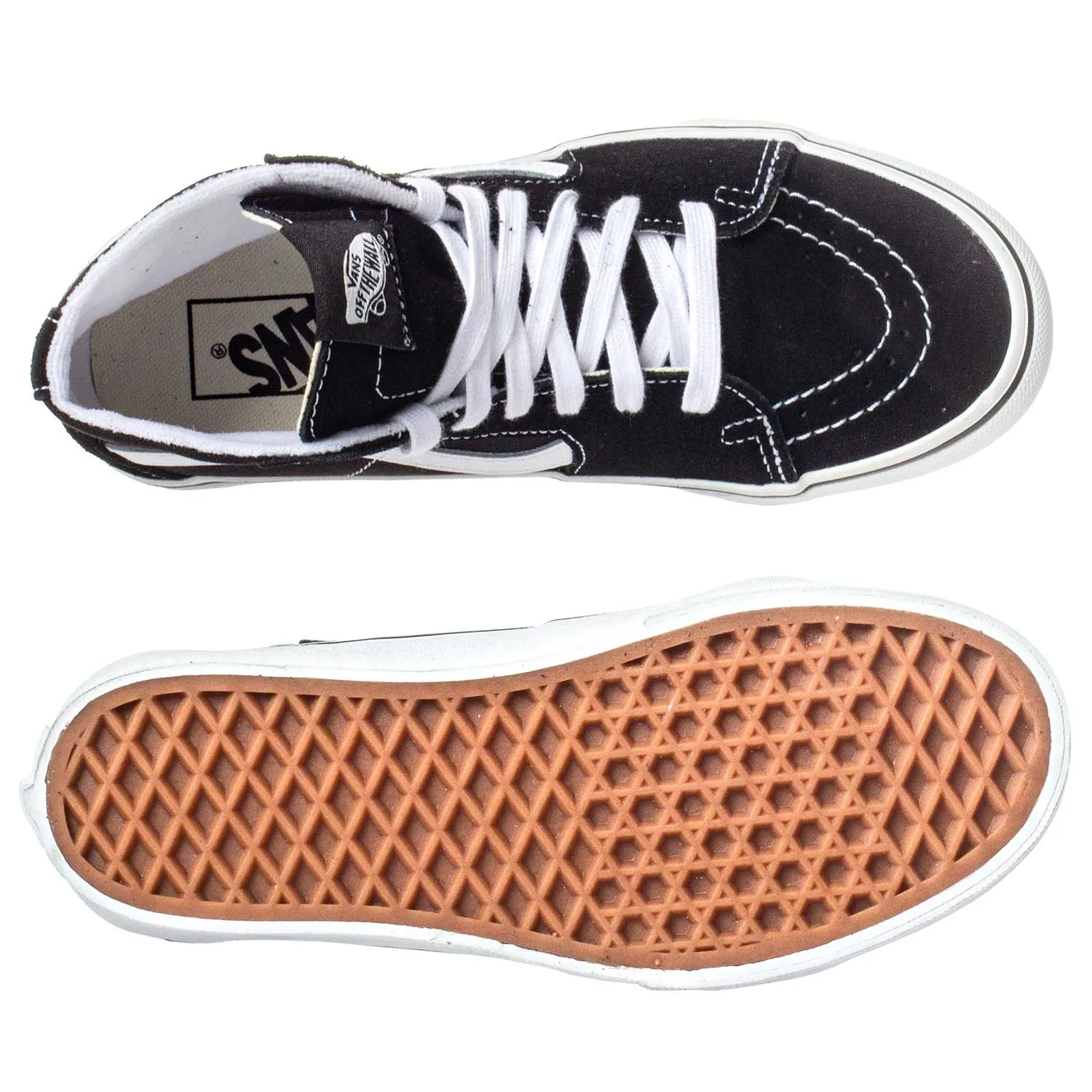 skateboarding shoes with high taper and stacked form