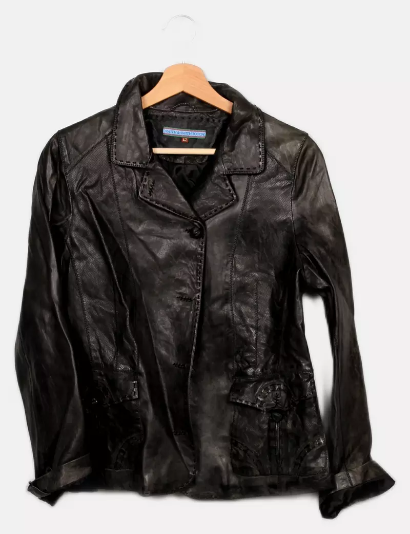 Smith & Smith Chaqueta biker Piel