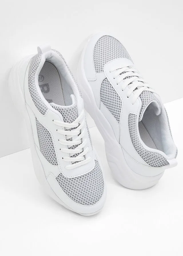 Sneakers bajos Blanco-gris