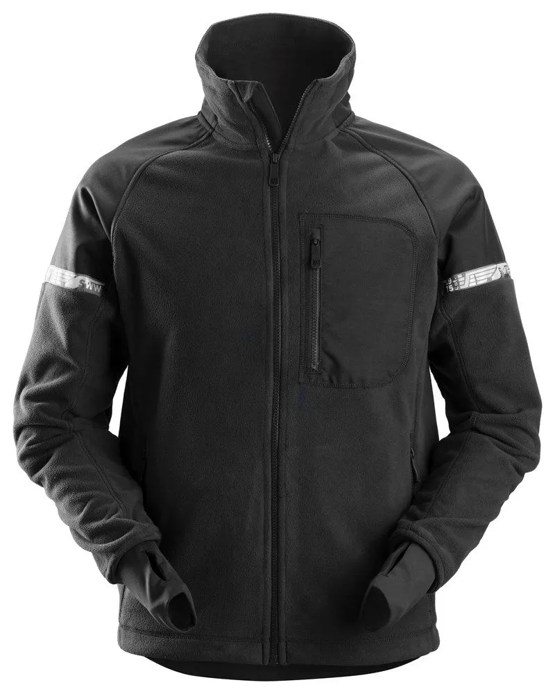 Snickers 8005 AllroundWork, Windproof Fleece Jacket - Black