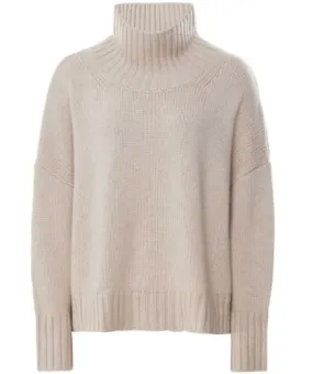 Soft Goat Girlfriend Turtleneck Cashmere Jumper | Jules B