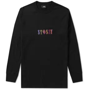 Stussy Long Sleeve Mask TeeBlack