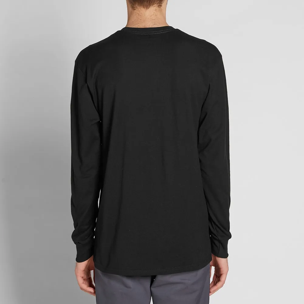 Stussy Long Sleeve Mask TeeBlack