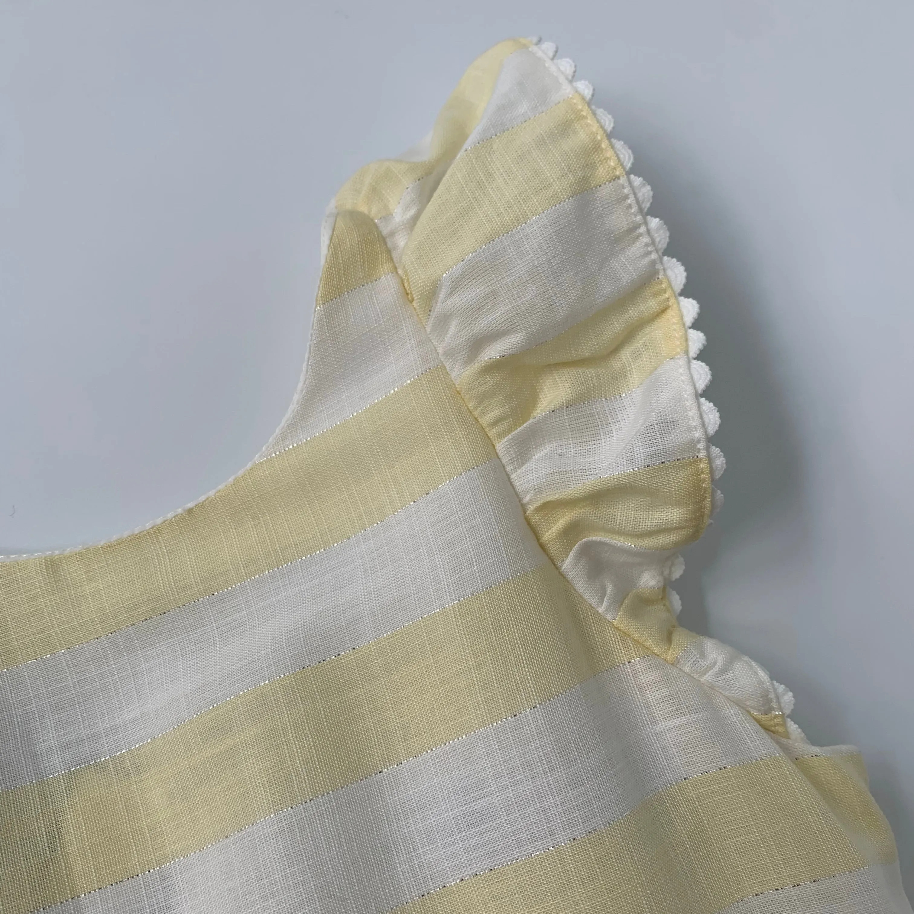 Tartine et Chocolat Yellow And White Stripe Dress: 4 Years (Brand New)