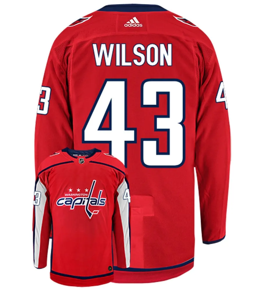 Tom Wilson Washington Capitals Adidas Authentic Home NHL Hockey Jersey     