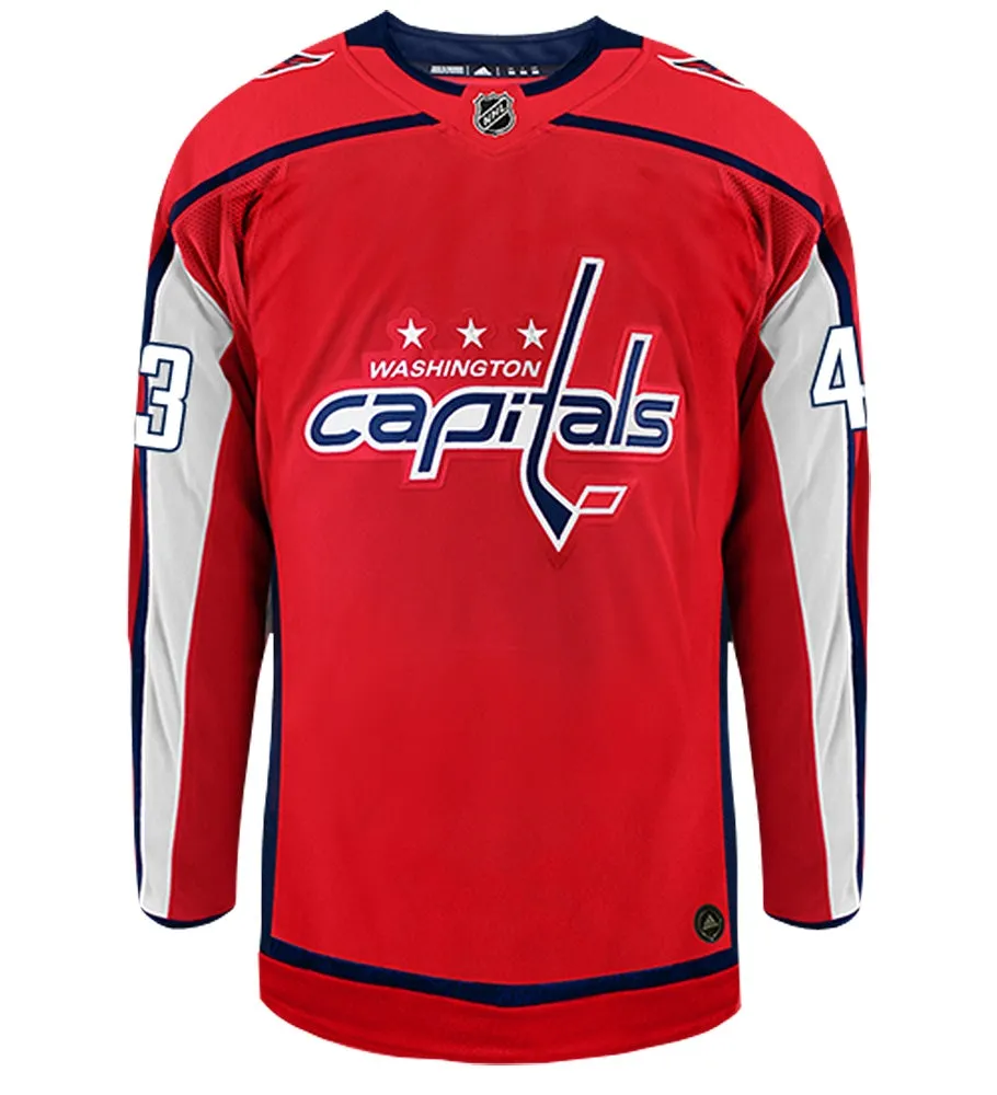 Tom Wilson Washington Capitals Adidas Authentic Home NHL Hockey Jersey     