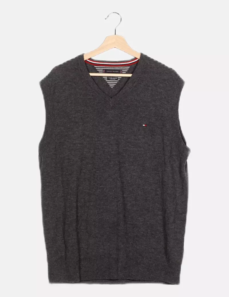 Tommy Hilfiger Chaleco punto gris