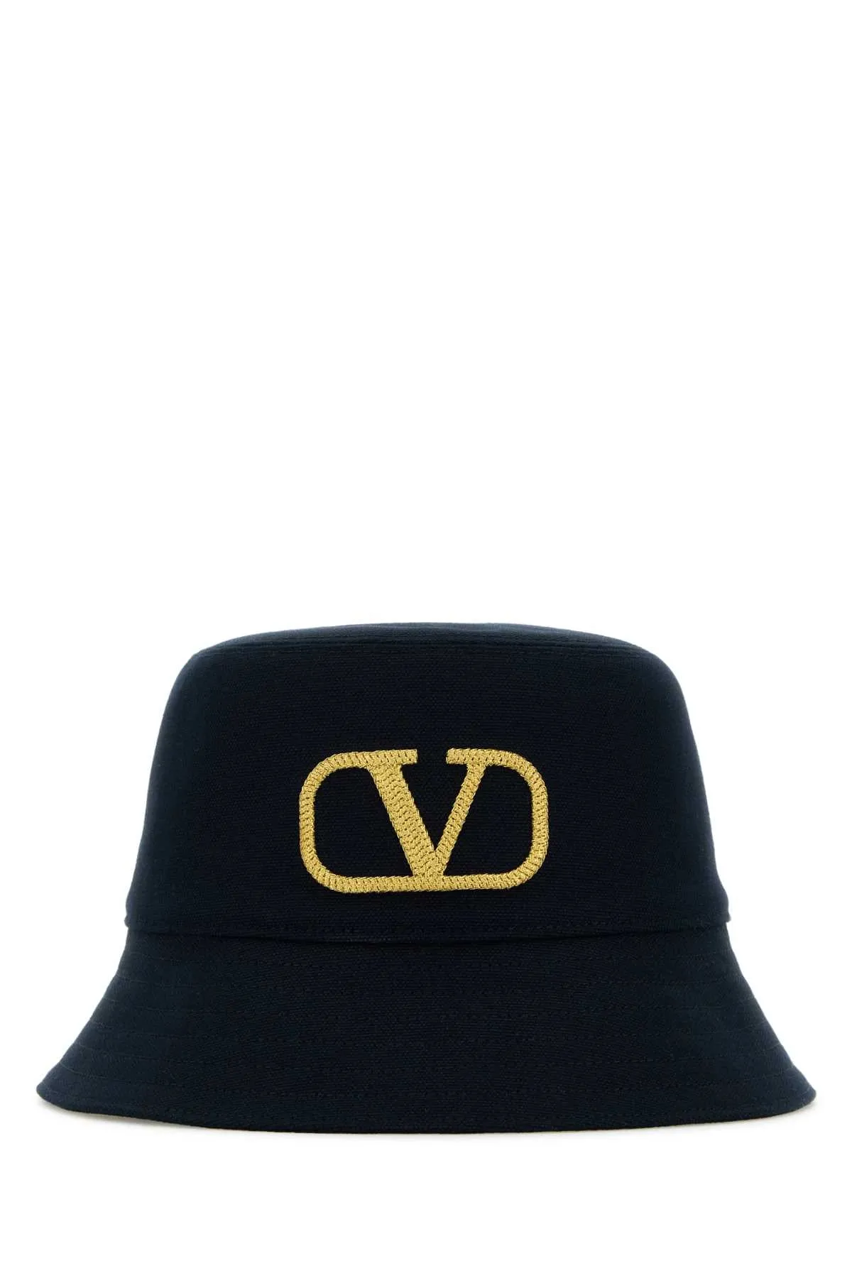 Valentino Garavani Midnight Blue Cotton Bucket Hat