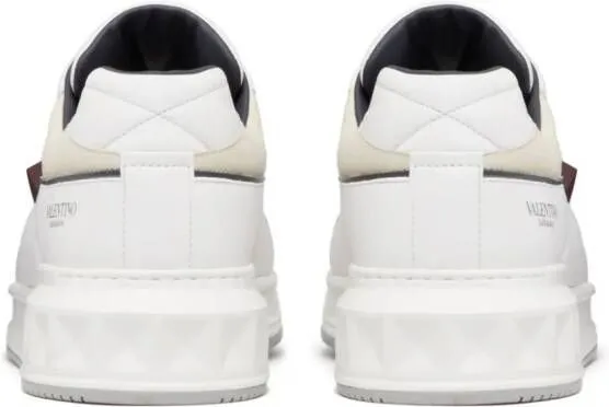 Valentino Garavani One Stud leather sneakers White