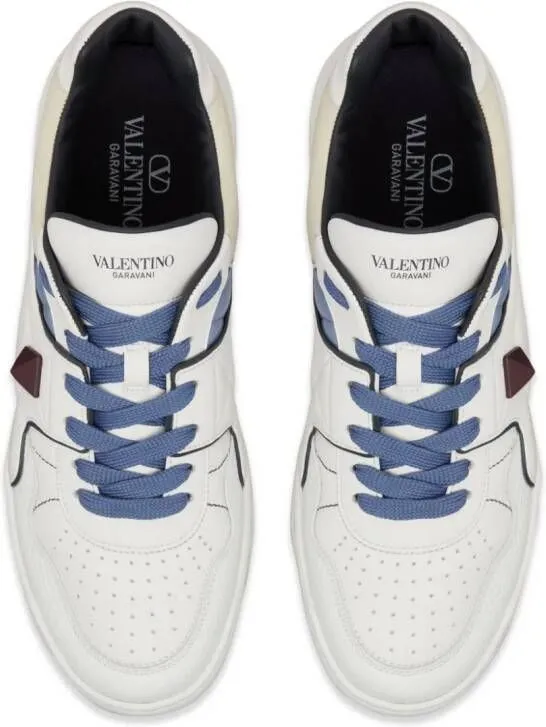 Valentino Garavani One Stud leather sneakers White