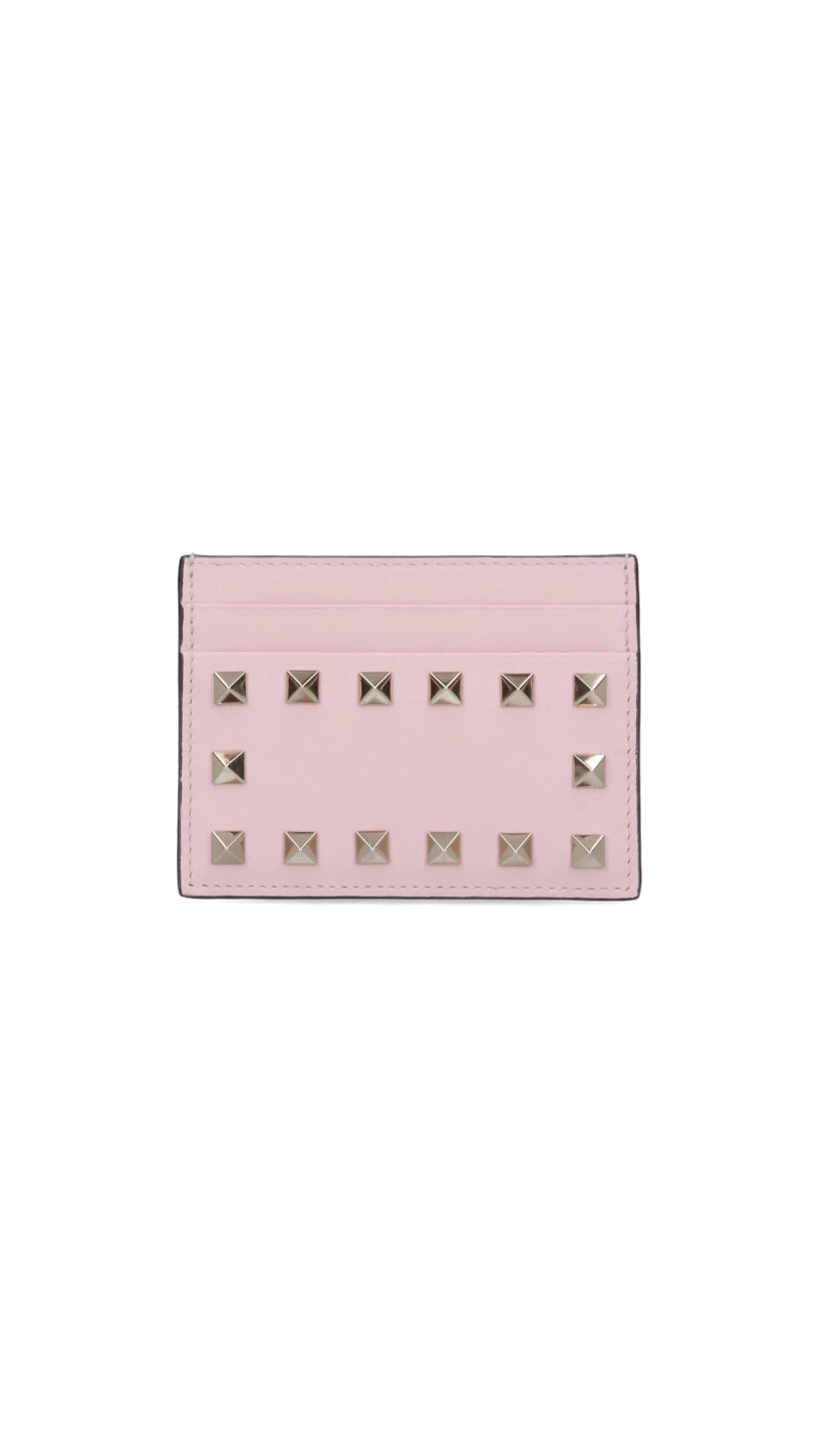 Valentino Garavani Rockstud Card Holder - Pink