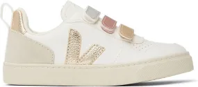 VEJA Baby White & Multicolor V-10 Sneakers