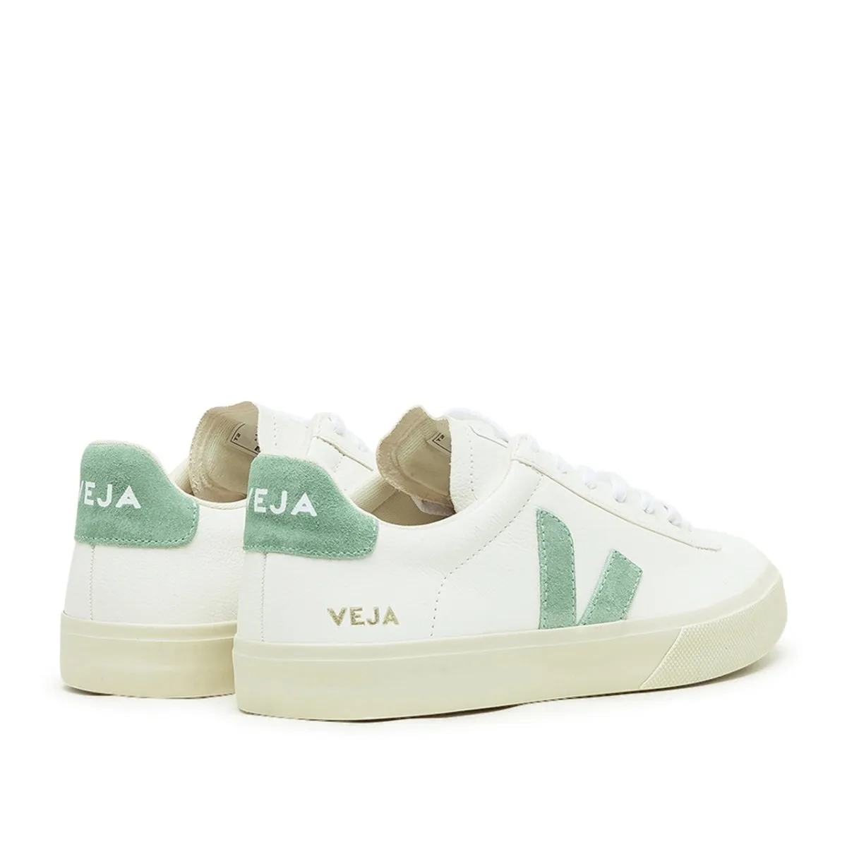 Veja Campo Chromefree (White / Mint)