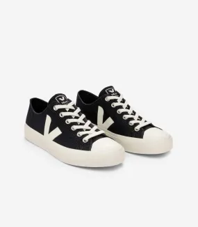 Veja Men's Wata II Low Canvas, Black Pierre / 42