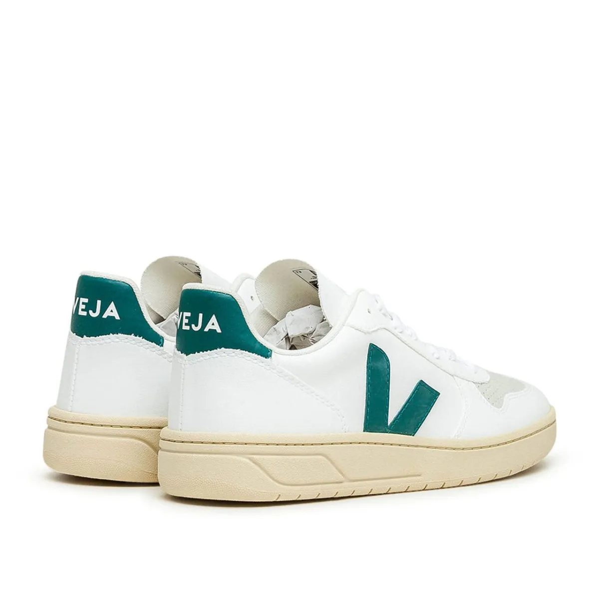 VEJA Pack Man V-10 CWL WHITE BRITTANY (White / Green)