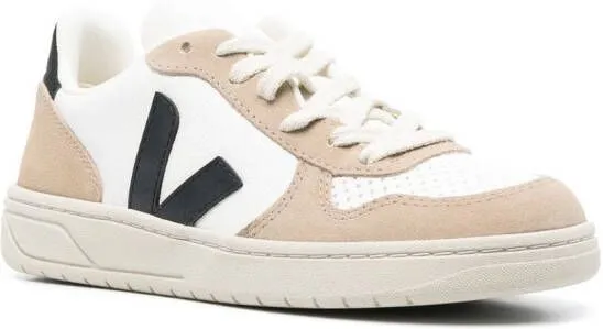 VEJA V10 ChromeFree low-top sneakers Neutrals