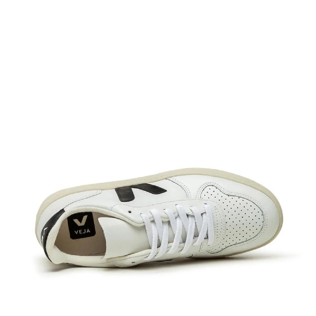 Veja WMNS V-10 Leather (White / Black)