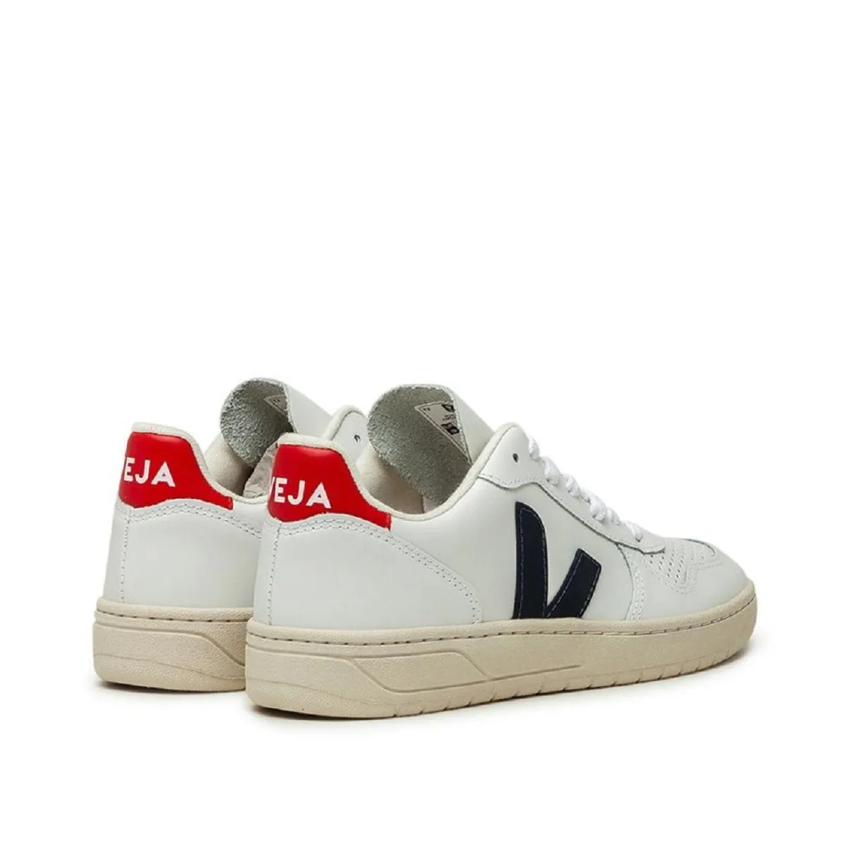 Veja WMNS V-10 Leather (White/ Blue / Red)