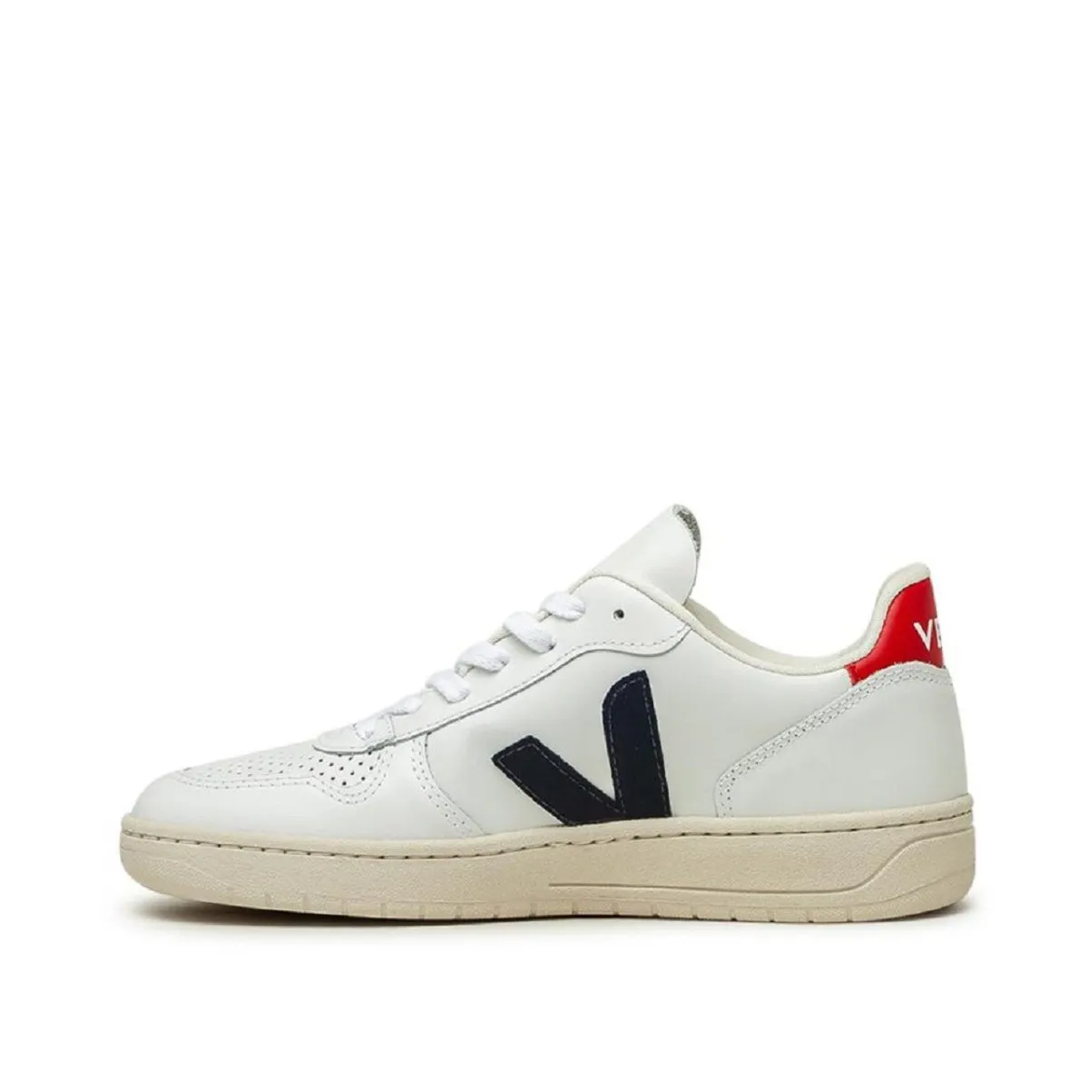 Veja WMNS V-10 Leather (White/ Blue / Red)