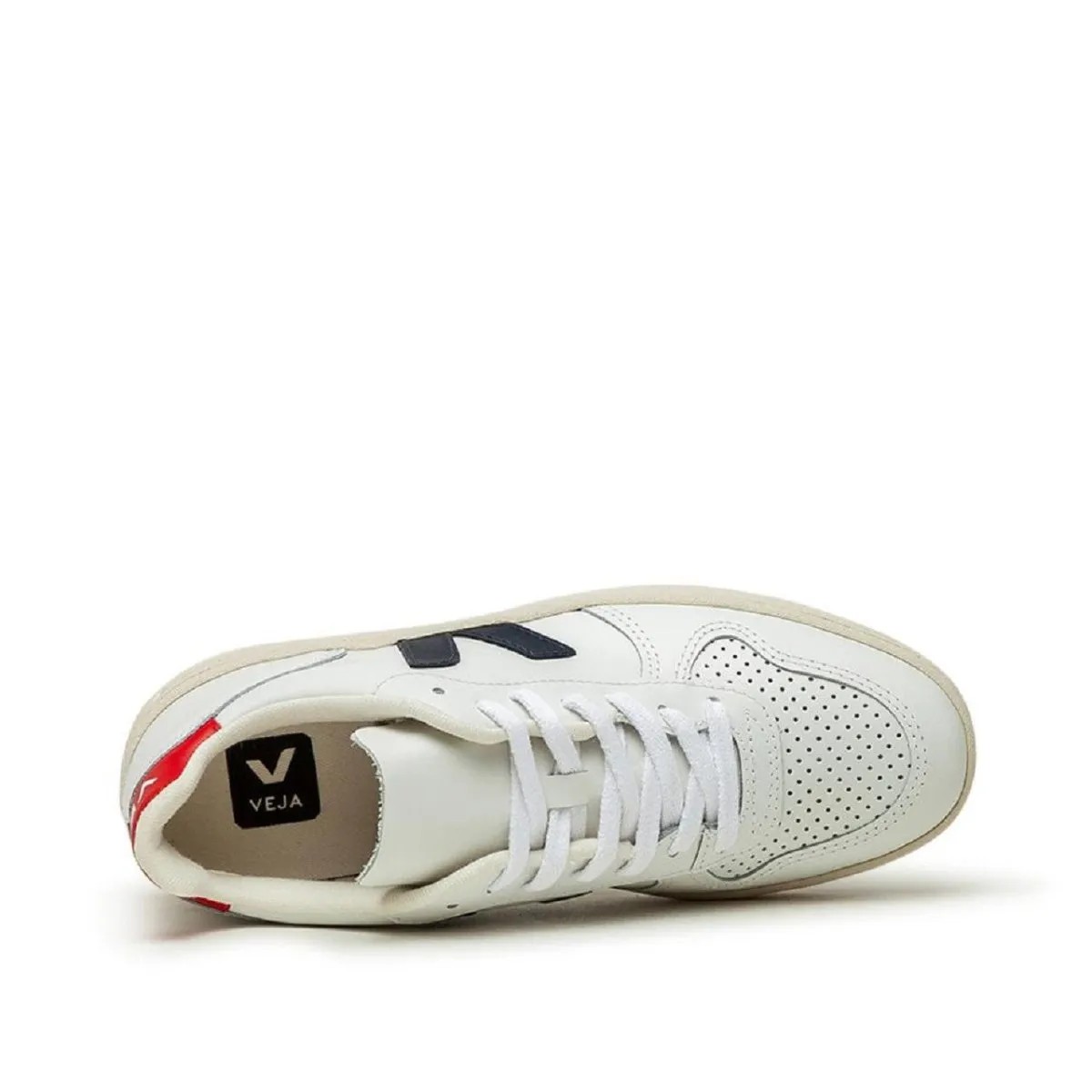 Veja WMNS V-10 Leather (White/ Blue / Red)