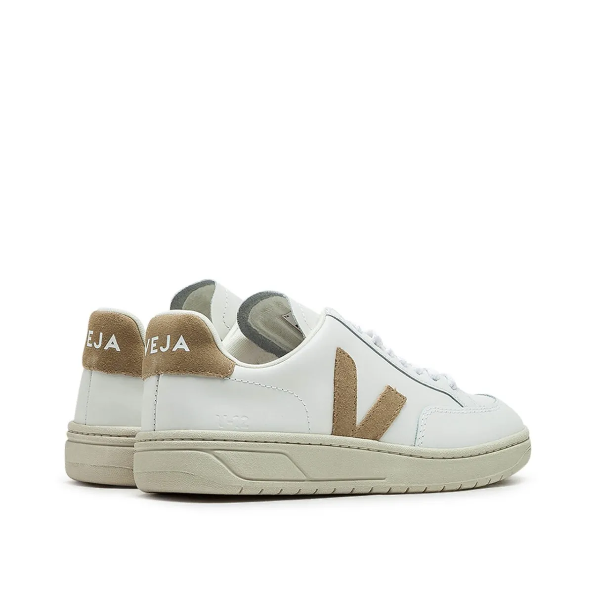 Veja WMNS V-12 Leather (White / Beige)