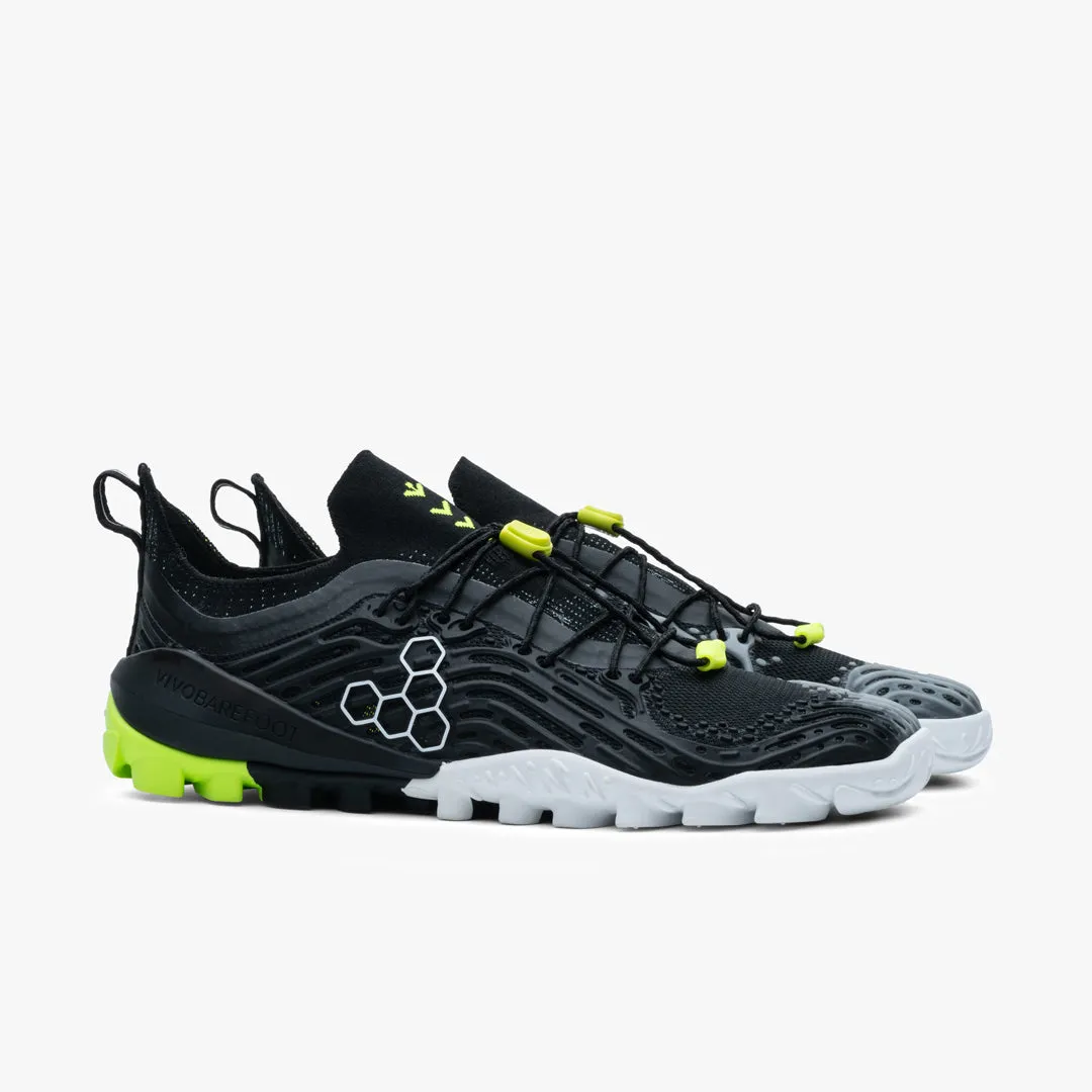 Vivobarefoot Men's Hydra ESC in Obsidian Lemon Zest