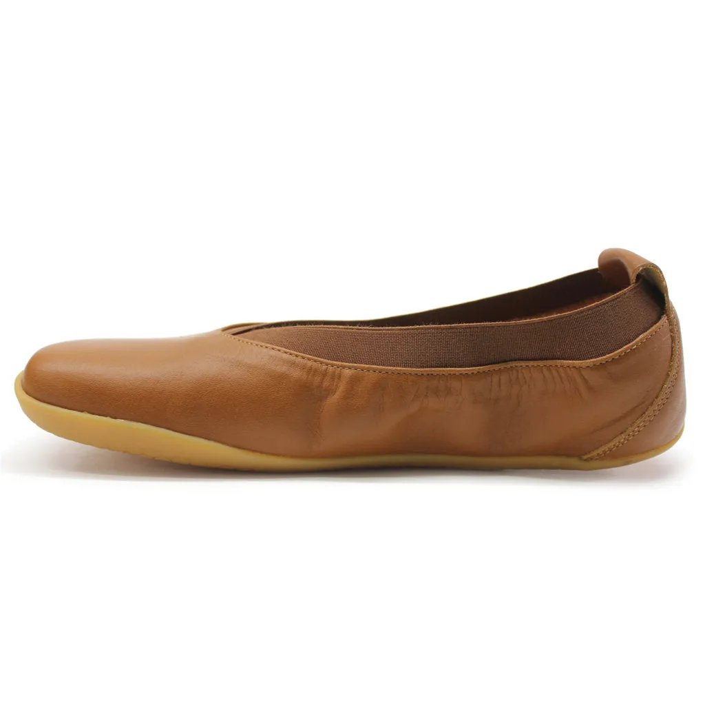 Vivobarefoot Women's Opanka Ballerina Leather Slip-On Shoes - UK 6