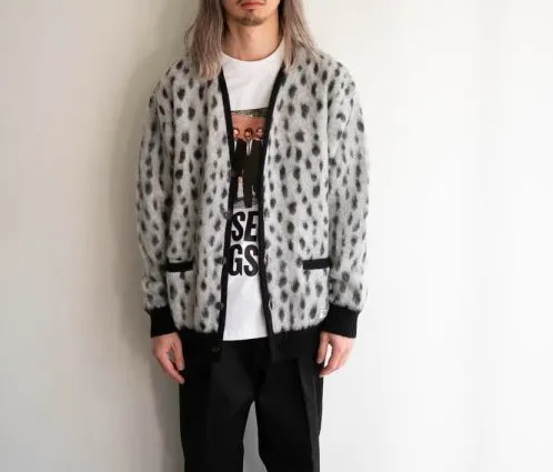 WACKO MARIA  |Leopard Patterns Unisex Wool Street Style Cardigans