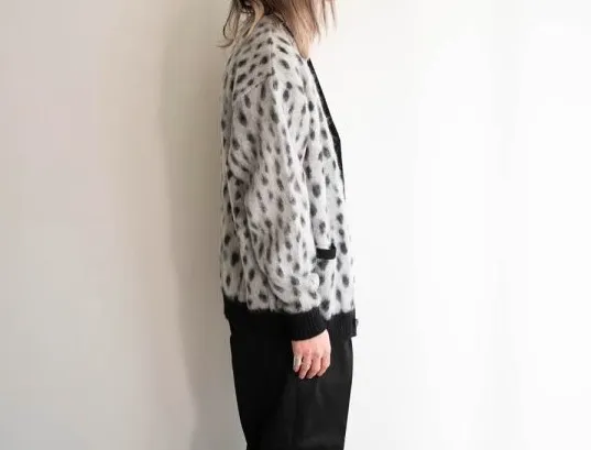 WACKO MARIA  |Leopard Patterns Unisex Wool Street Style Cardigans