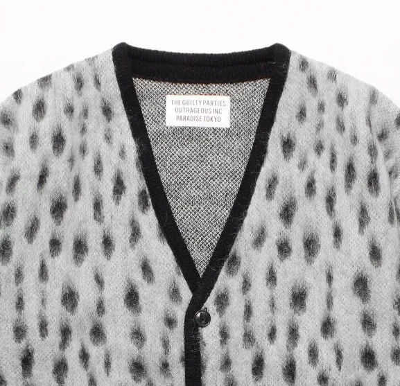 WACKO MARIA  |Leopard Patterns Unisex Wool Street Style Cardigans