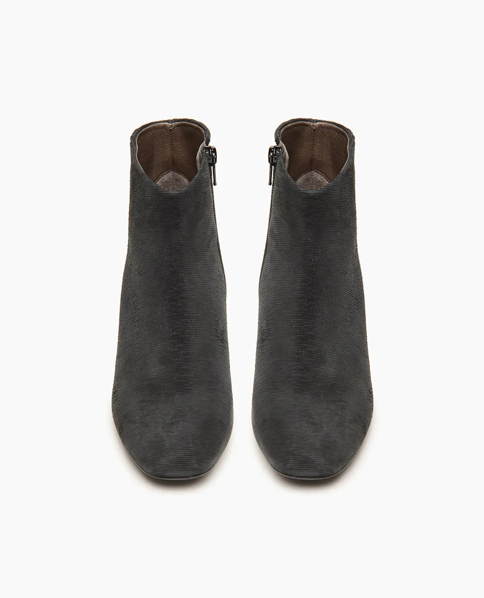 Warehouse Sale - Cisco Black Nubuck Cut Bootie