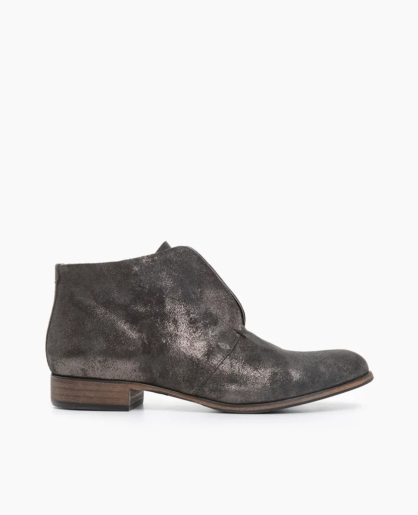 Warehouse Sale - Tala Bootie Anthracite Metallic Suede