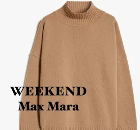 Weekend Max Mara  |Casual Style Wool Long Sleeves Plain Office Style